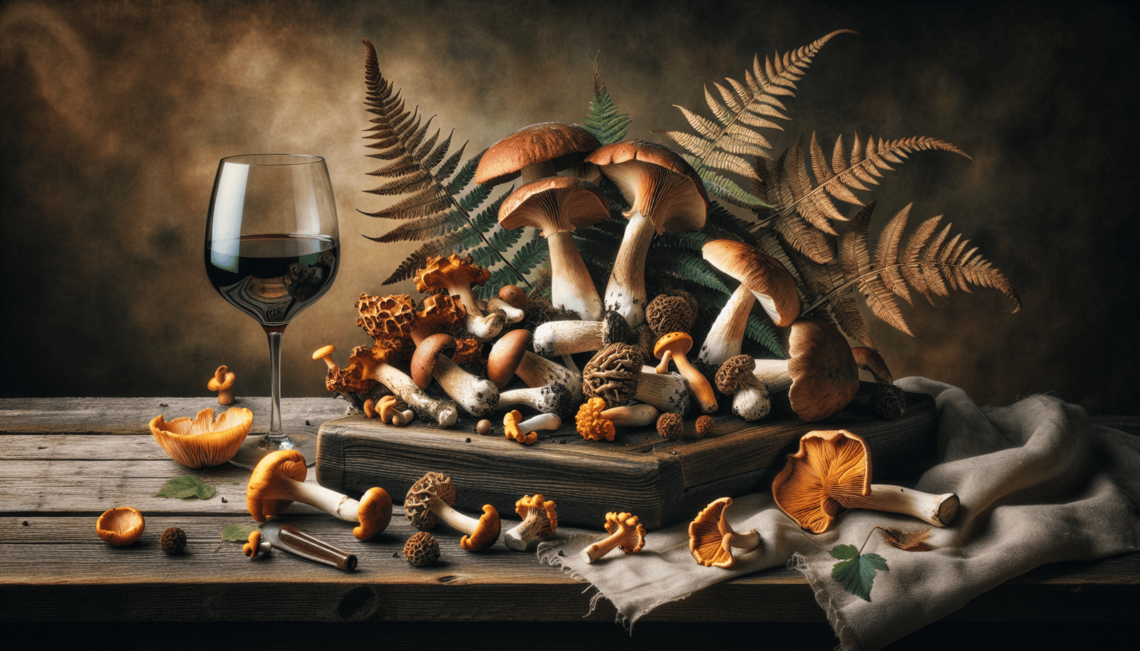 A Forager’s Guide To Pairing Mushrooms With Wine