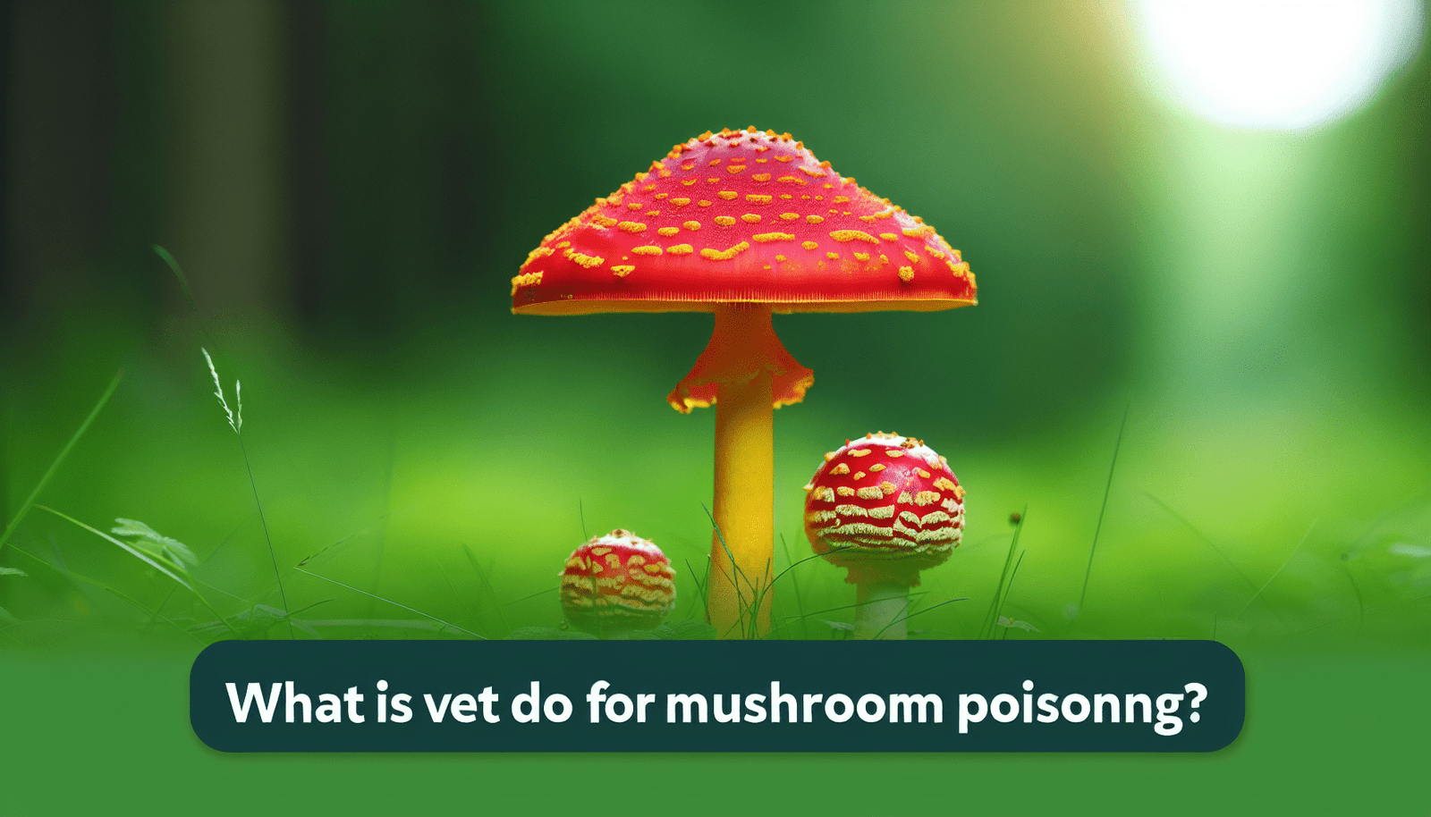 What Do Vets Do For Mushroom Poisoning?