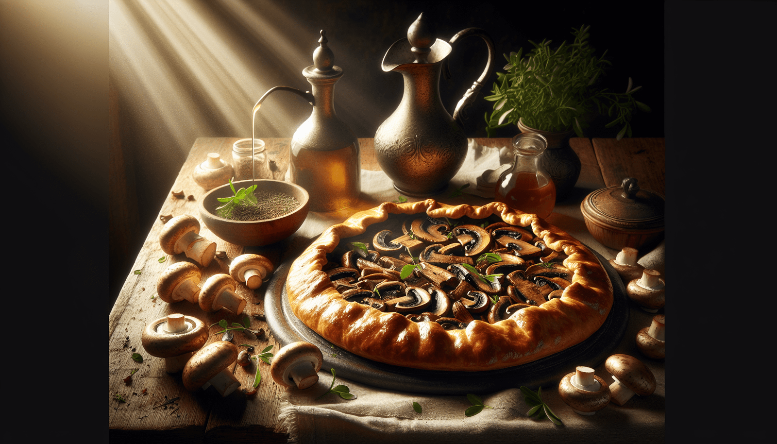 Mushroom Galettes: Rustic Elegance In Every Bite