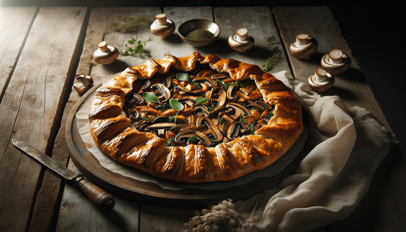 Mushroom Galettes: Rustic Elegance In Every Bite