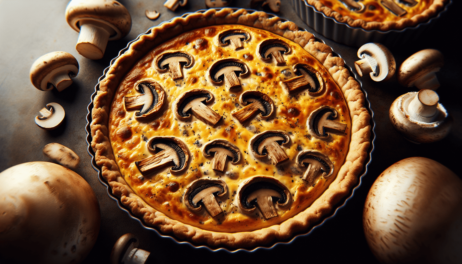 Mushroom Quiches And Pies: A Savory Slice Of Heaven