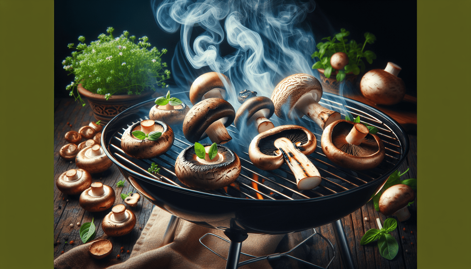 Smoking And Grilling With Mushrooms: Tips For BBQ Season
